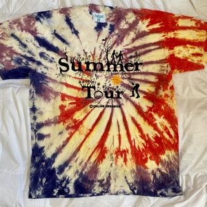 Summer Tour Tie Dye by Online Ceramics Large T